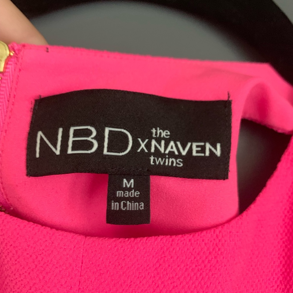 Nbd Revolve Hot Pink Mini Dress - Gem